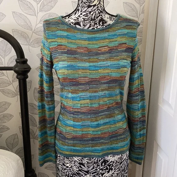 Missoni Multicolor Striped Sweater - Picture 1 of 7